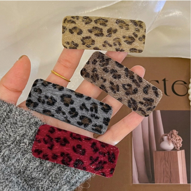 피어니스트 포인트 호피 레트로 헤어핀 4종 세트