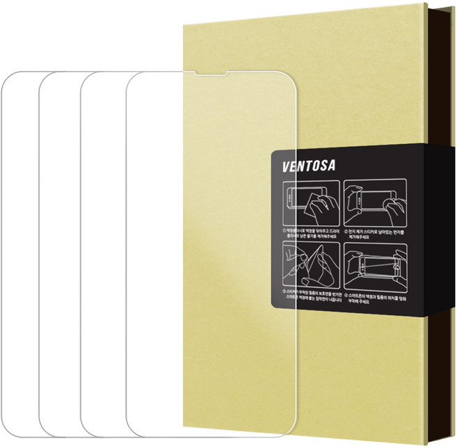 벤토사 9H 강화유리 휴대폰 액정보호필름, 1개