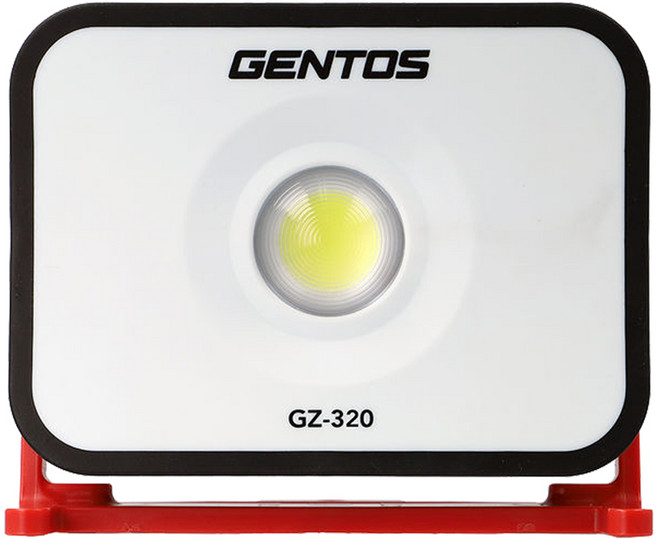 GENTOS 照射燈 USB充電 1700流明 IP66 GZ-320, 1個, 黑色/白色