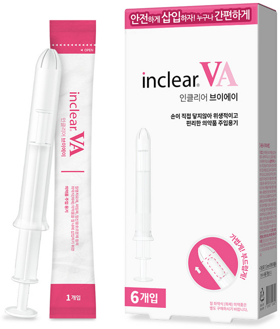 인클리어 브이에이 질정주입용기, 1개