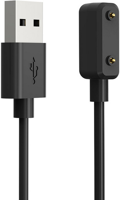 스페이스쉴드 USB A타입 갤럭시 핏3 충전 케이블, 블랙, 1개, 100cm