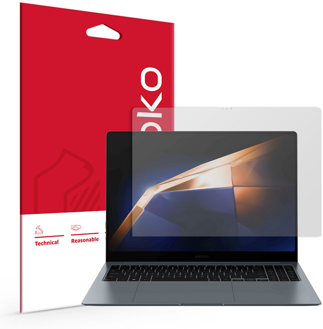 스코코 지문방지 저반사 액정보호필름 세트, 1세트