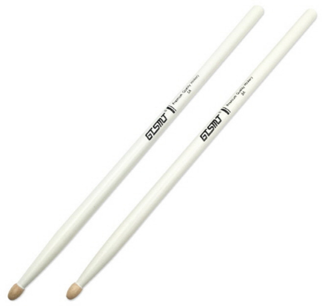 로그레터 드럼스틱, 화이트, 1개