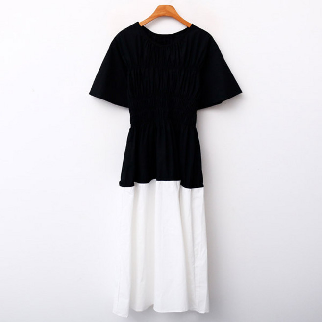 엔비룩 셔링라인 원피스