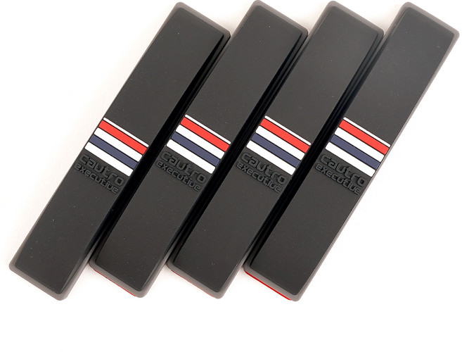 오토반 콰트로 이그제큐티브 더블쿠션 도어가드, 4개, 블랙