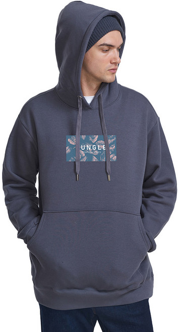 진마니아 클로니아 트로피컬 바이브 기모 후드 티셔츠 CH5T45