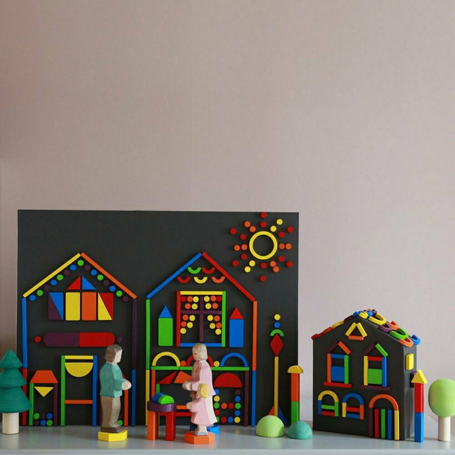 정토이즈 DIY 컬러 자석가베 370p, 혼합색상, 1개