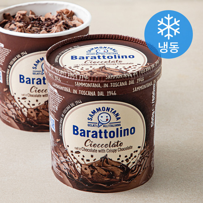 사몬타나 바라톨리노 초콜릿 아이스크림 (냉동), 800ml, 1개입, 1개