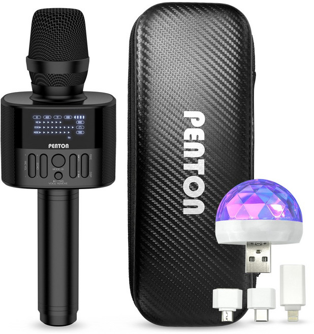 펜톤 무선 블루투스 노래방 마이크, Echo Master, 혼합색상