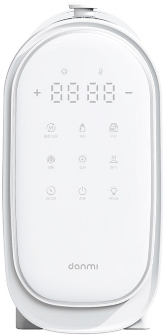 단미 유아용 액상 분유 젖병 이유식 모유 중탕 보틀워머, 화이트, 1개