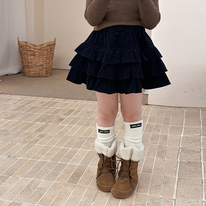 베이비맥스 코듀로이 캉캉 플레어 스커트