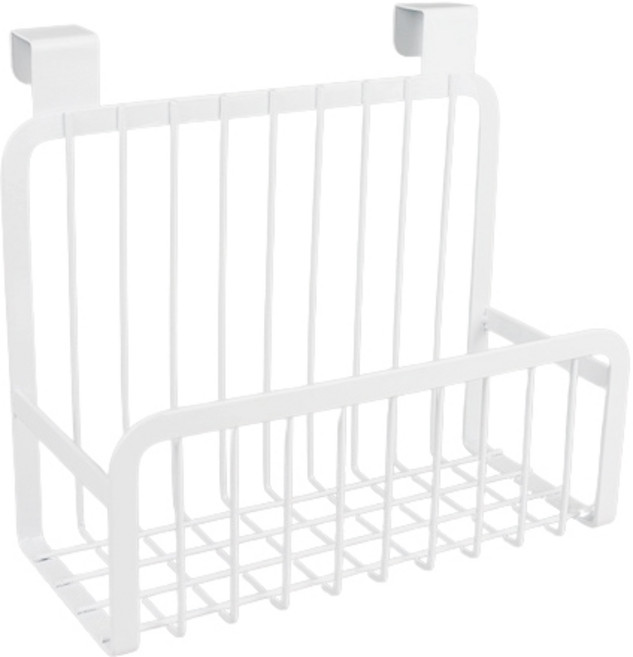 블럭마트 주방 걸이형 보관랙, 화이트, 1개