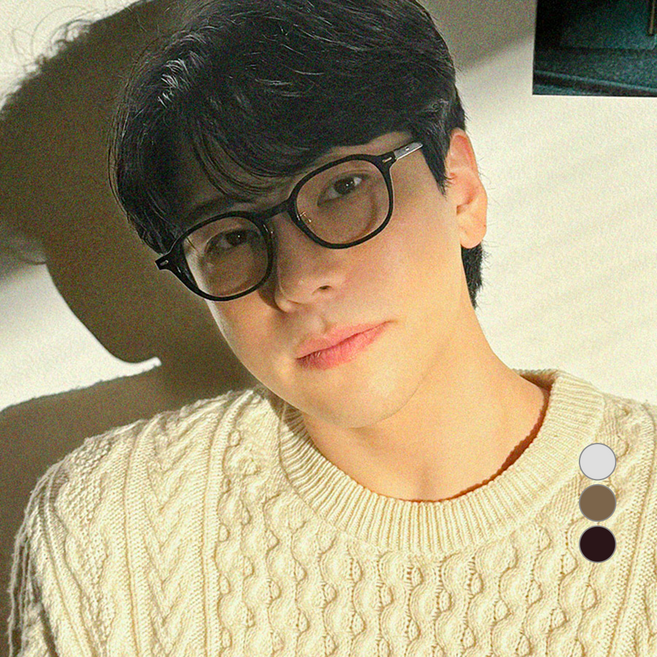 Raffident 男女通用薄型膠框眼鏡 里奧