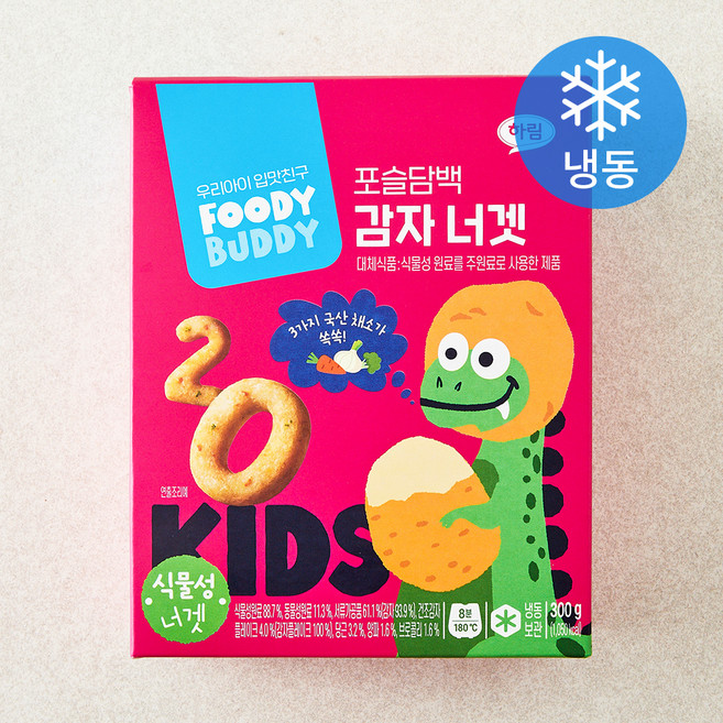 푸디버디 포슬담백 감자너겟 (냉동), 300g, 1개