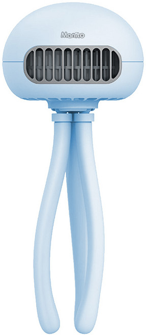 마니또 에이리언 휴대용 선풍기, 블루, 1개