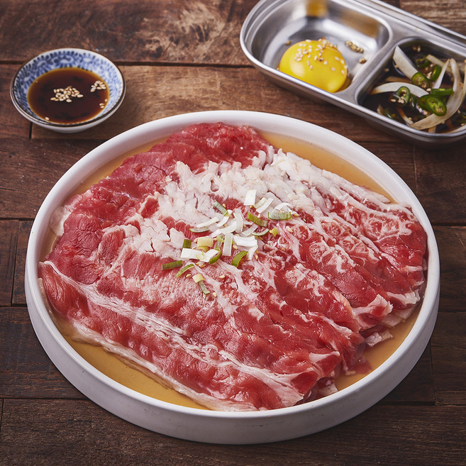 참푸드 홈클로 우삼겹 야끼니쿠 양념구이, 1개, 500g