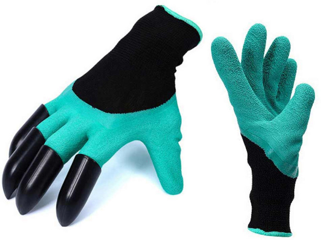 원예용 갈퀴장갑, 혼합색상, 1세트