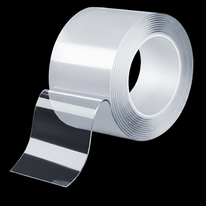 라노홈 울트라 픽스 클리어 겔 초강력 양면 실리콘 테이프 투명 50mm x 3m, 2개