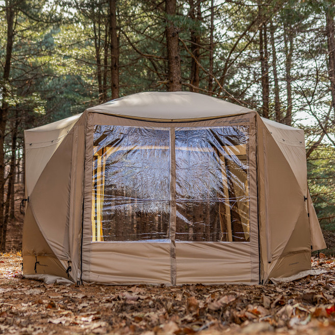아이두젠 옥타곤 매머드 원터치 텐트 쉘터 대형, 탄, 6인용