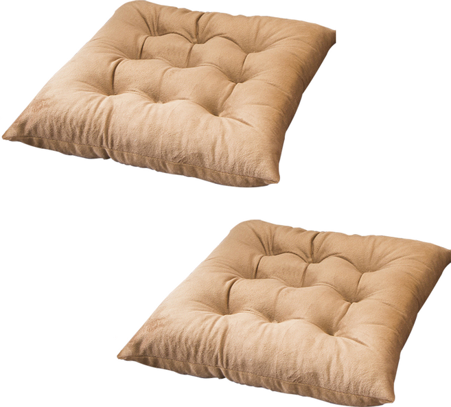 에버하우스 극세사 사각 쿠션 2p