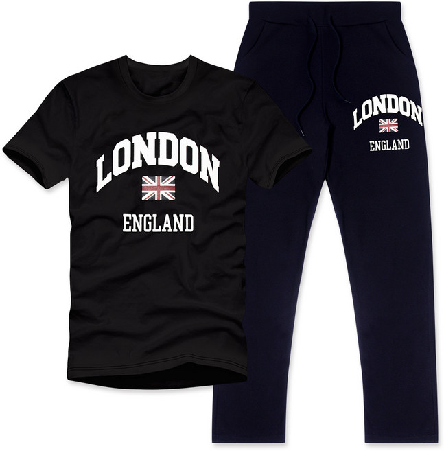 YTCLOSET G-Land 大尺碼短袖運動服上下套裝