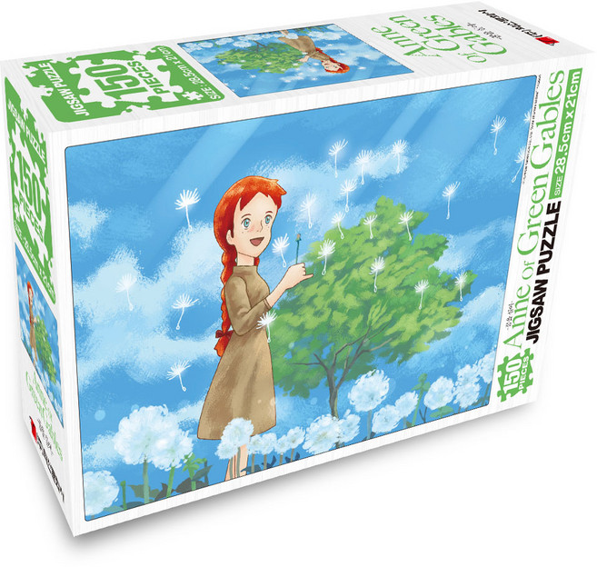 빨강머리앤 꿈을실어 직소퍼즐, 혼합색상, 150피스, 1개