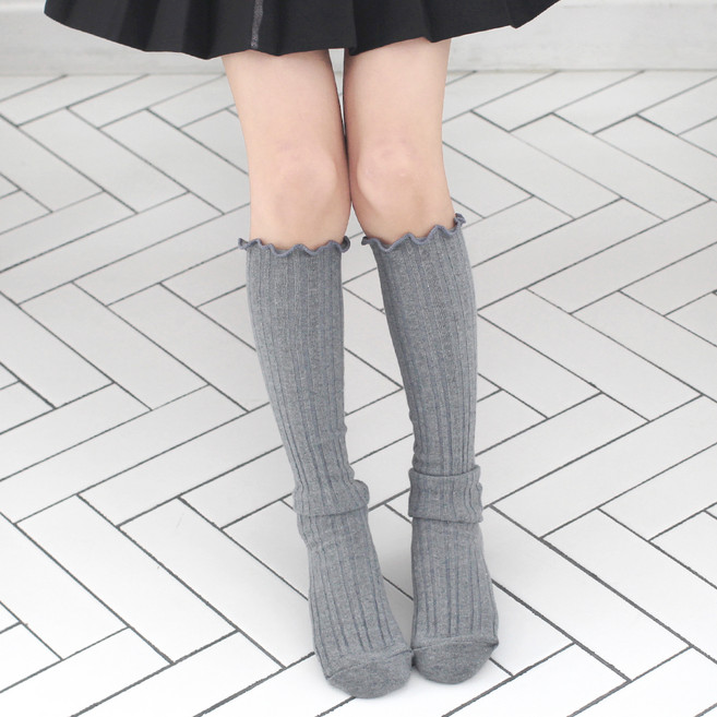 키즈퓨처 여아용 셔링 인타라인 니삭스