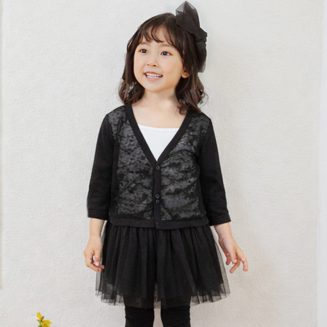 유라비 아동용 여름 플라워 볼레로 + 끈나시 세트