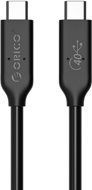ORICO 奧睿科 USB4 40Gbps 超高速傳輸線 U4C08, 黑色