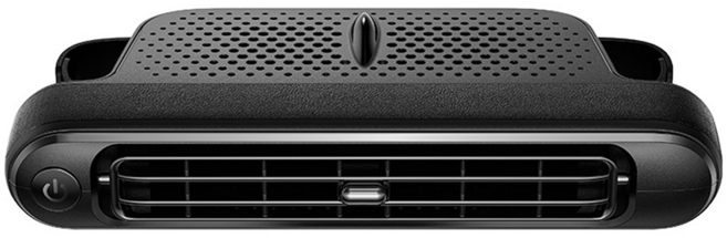 ANTIAN 雙渦輪座椅無葉風扇 黑色 CF04 車用USB供電 頭枕桿安裝