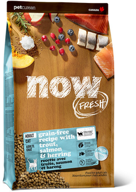 now 고양이 그레인프리 피쉬 기능성 사료, 어덜트, 2kg, 1개