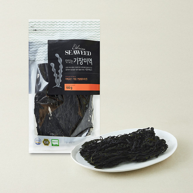 기장물산 품질 인증 맛있는 기장 미역, 1개, 100g