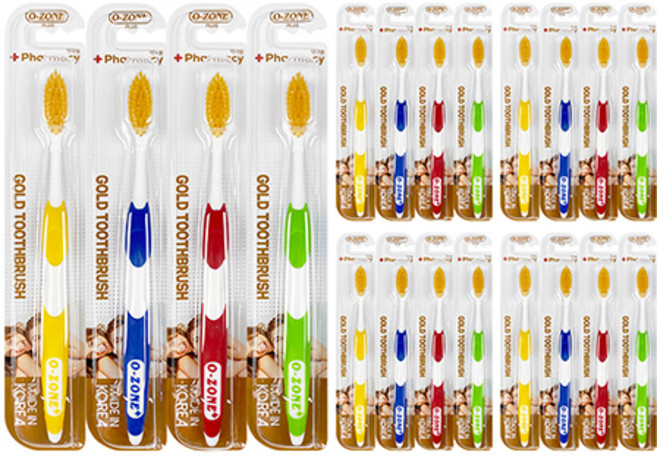 오죤플러스 골드 미세모 칫솔, 20개입, 1개