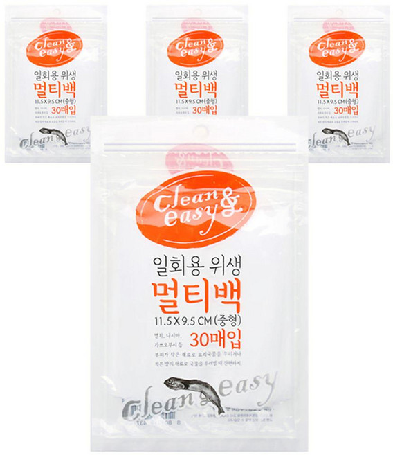 YOUHOUSE 一次性衛生萬用高湯過濾袋, 中(M), 30入, 4個