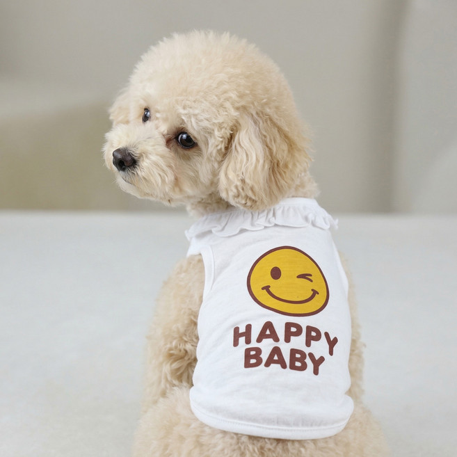 그루밍댕이 반려동물 프릴봄 나시티, 해피, 1개