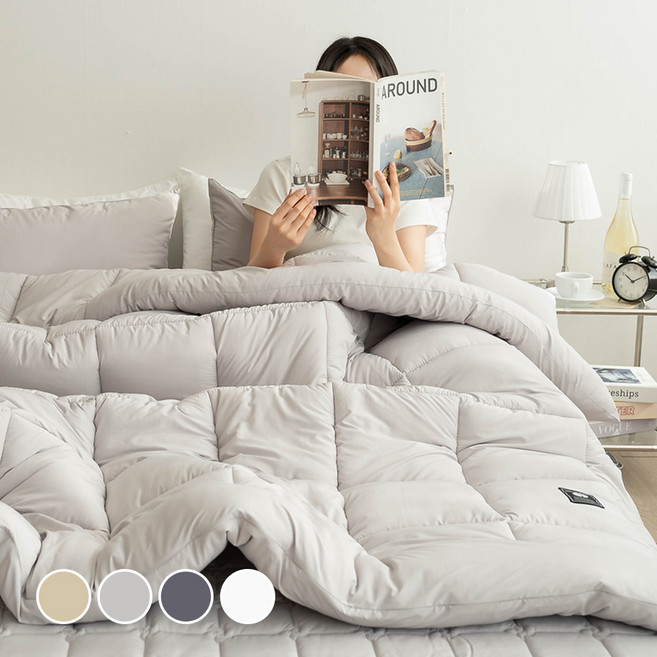 atonalo 抗菌防過敏薄被, 灰色