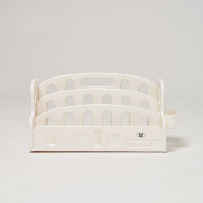 베네베네온 리틀 트레인 미니 전면 정리함 아동책장, 화이트, 3단