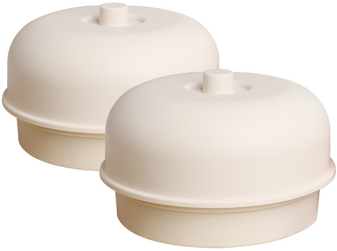 가쯔 마카롱 전자레인지 호빵만두 계란찜기, 2개, 아이보리