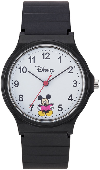SIMPLELIFE 디즈니 아동용 미키마우스 캐릭터 북미키 손목시계 D10434BKW