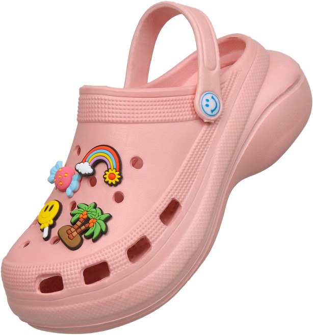 유세븐 여성용 클로그 레인보우 샌들