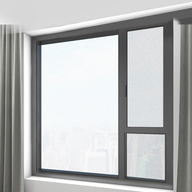 햇토끼 정전기 엠보싱 유리 사생활 보호 창문 필름, 일반 화이트