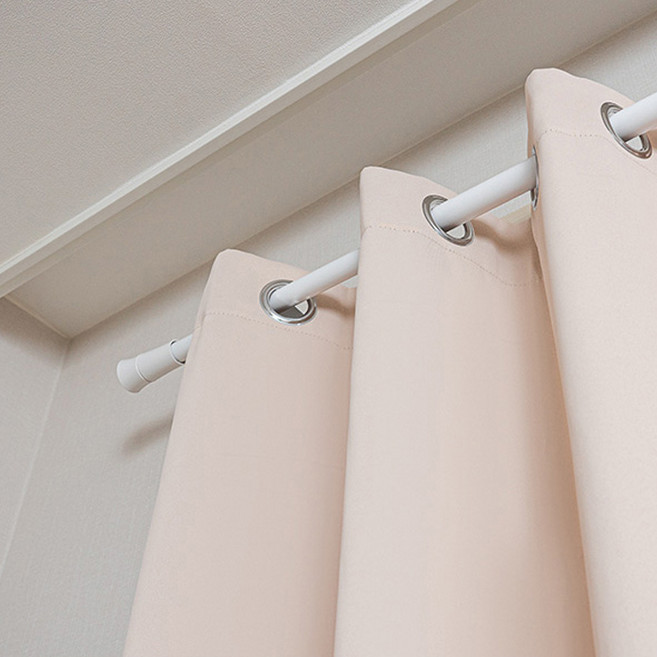 감성다는남자 커튼봉 2p, 화이트