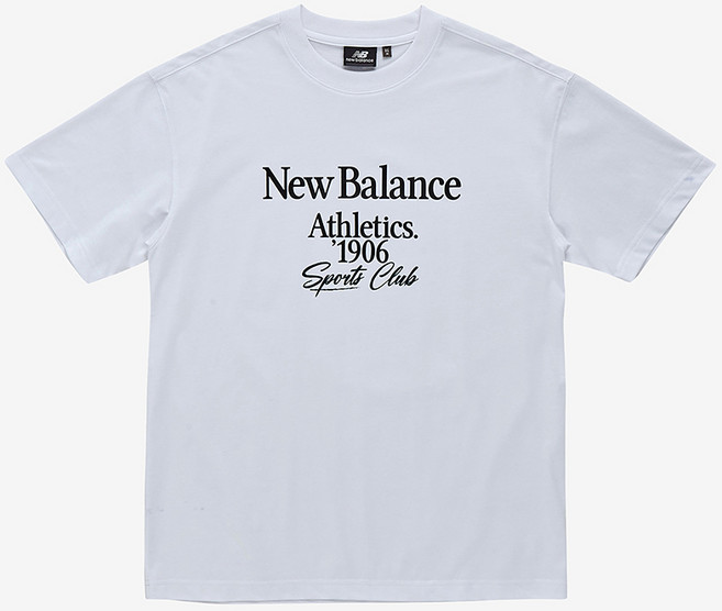 뉴발란스 UNI 헤리티지 레터 반팔티 NBNEFB3004