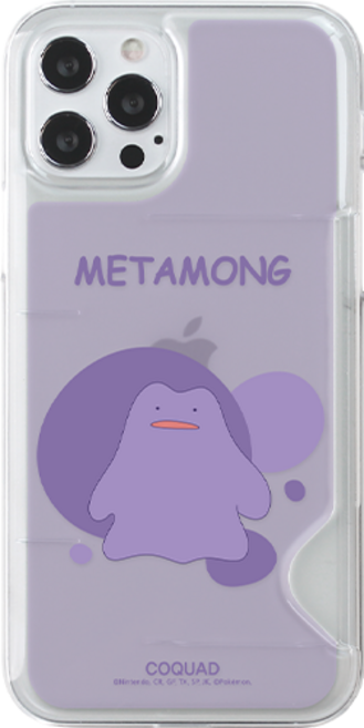 PoKeMoN 寶可夢 百變怪半透明卡片纖薄手機殼
