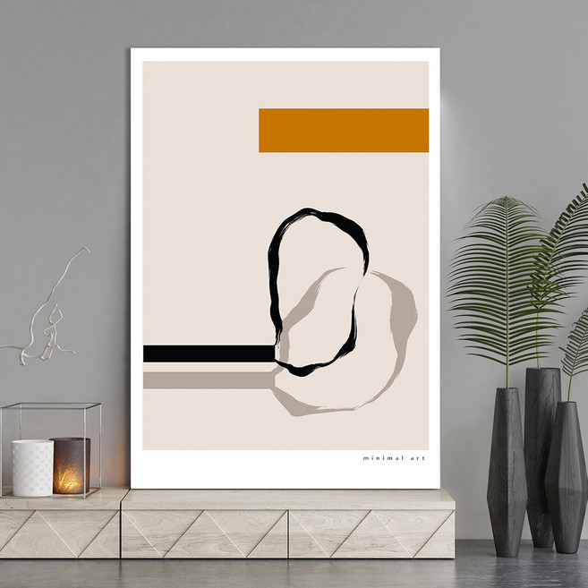 마니앤솔 액자테이블 대, 보헤미안 추상