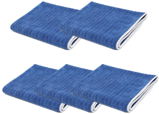 크린메이트 다목적 극세사 손걸레 40 x 60 cm, 5개