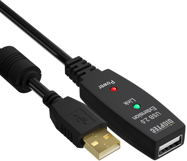 저스트링크 USB2.0 ACTIVE 연장케이블 USB05EXT, 1개, 5m