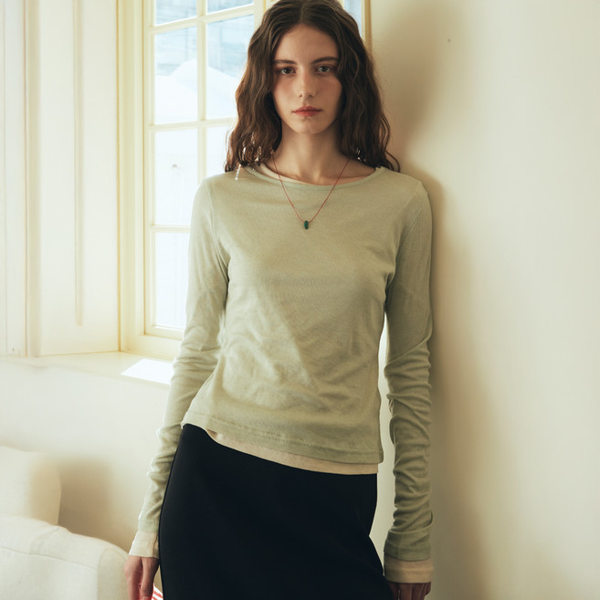 오앨 여성용 LONG SLEEVE JERSEY TOP