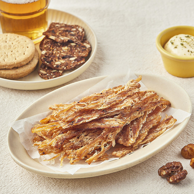 주안상점 꽃을 든 맥반석 오징어, 1개, 30g