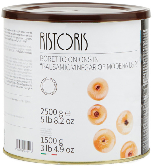 RISTORIS Borettane Acehto Balsamico 醃洋蔥, 2.5kg, 1罐
